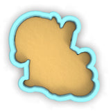 a cookie shaped like the shape of a bear