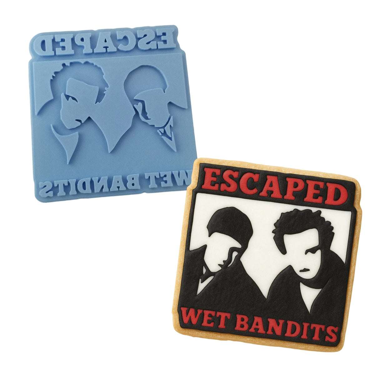 Escaped Wet Bandits Cookie Cutter | Stamp | Stencil Xmas / Winter / NYE Cookie Cutter Lady 