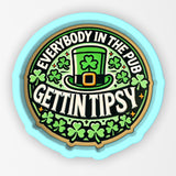 Everybody in the Pub Gettin Tipsy 1 Cookie Cutter | Stamp | Stencil - SHARP EDGES - FAST Shipping - Choose Your Own Size! #1