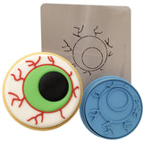Eyeball Cookie Cutter | Stamp | Stencil #1 Halloween / Fall Cookie Cutter Lady 