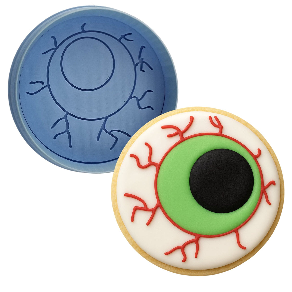 Eyeball Cookie Cutter | Stamp | Stencil #1 Halloween / Fall Cookie Cutter Lady 