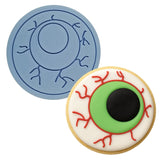 Eyeball Cookie Cutter | Stamp | Stencil #1 Halloween / Fall Cookie Cutter Lady MINI - 2 Inches (5cm) Debosser ONLY 