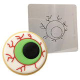 Eyeball Cookie Cutter | Stamp | Stencil #1 Halloween / Fall Cookie Cutter Lady 