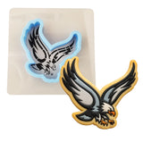 Falcon Eagle Hawk Cookie Cutter | Stamp | Stencil #1 Animals & Dinosaurs Cookie Cutter Lady MINI - 2 Inches (5cm) **BUNDLE** Cutter + Stencil 