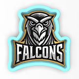 a logo of a falcon with the words falcon's on it