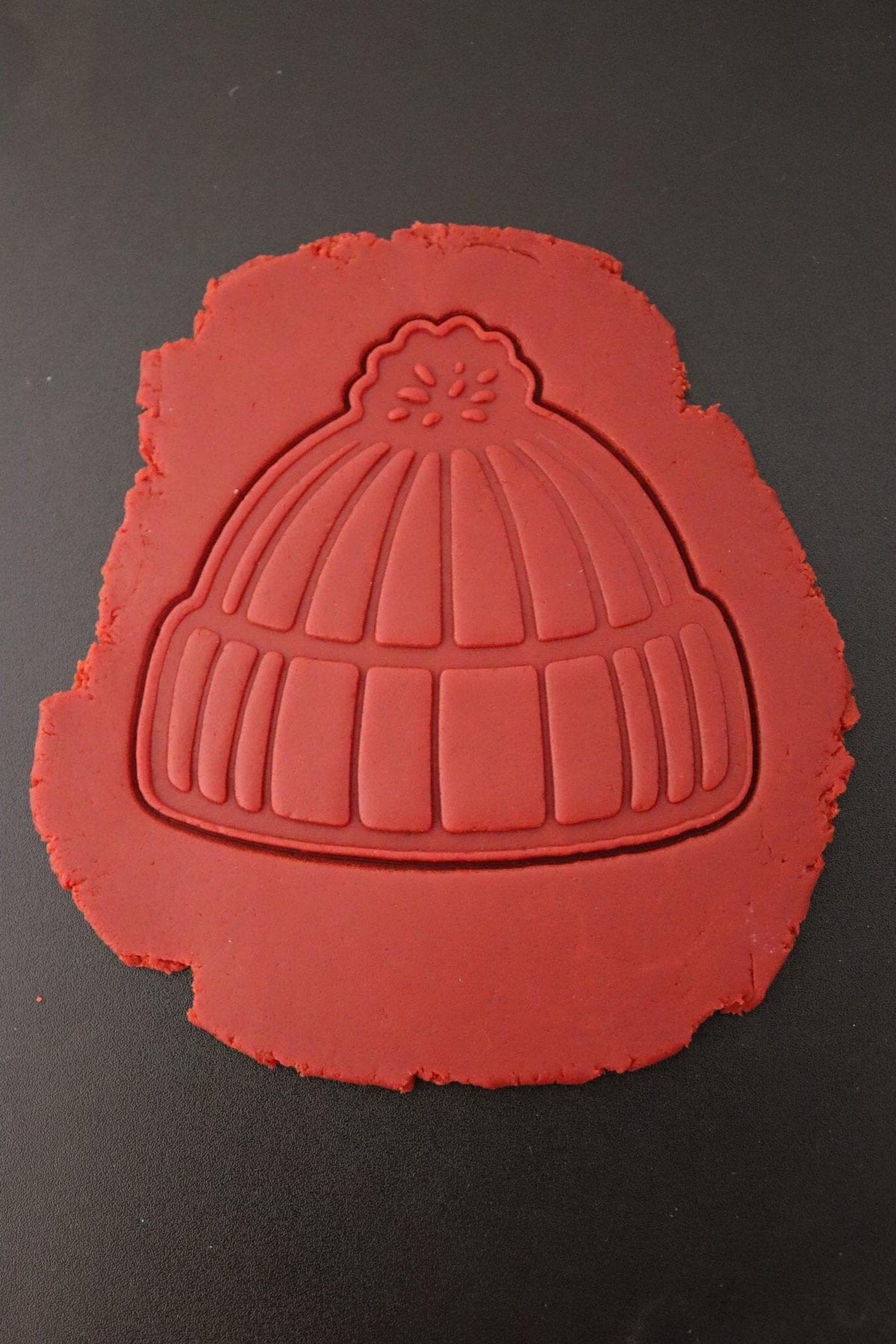 Fall Beanie Cookie Cutter | Stamp | Stencil - SHARP EDGES - FAST Shipping - Choose Your Own Size! #1 Cookie Cutter Lady 