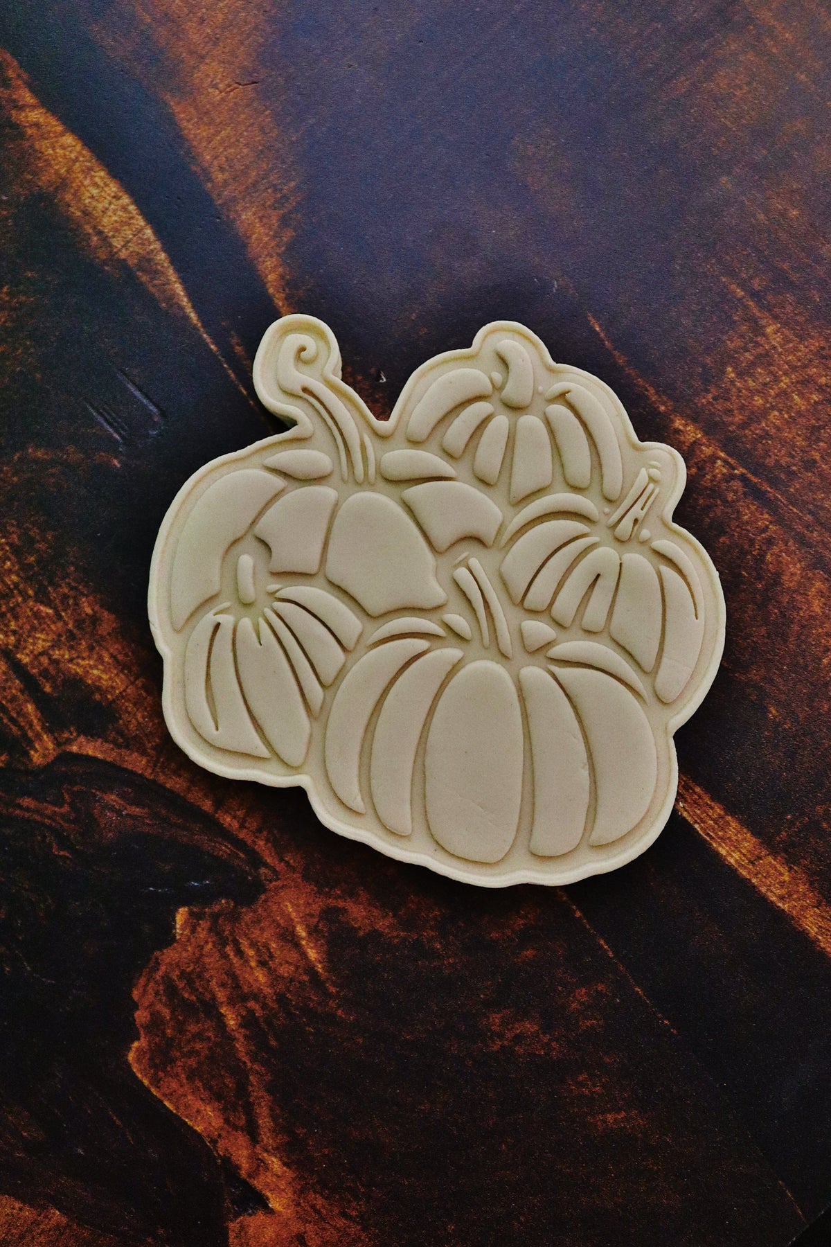 Fall Pumpkin Pile Cookie Cutter | Stamp | Stencil - SHARP EDGES - FAST Shipping - Choose Your Own Size! #1 Cookie Cutter Lady 