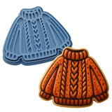 Fall Sweater Cookie Cutter | Stamp | Stencil - SHARP EDGES - FAST Shipping - Choose Your Own Size! #1 Cookie Cutter Lady 
