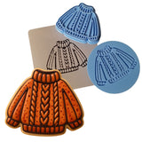 Fall Sweater Cookie Cutter | Stamp | Stencil - SHARP EDGES - FAST Shipping - Choose Your Own Size! #1 Cookie Cutter Lady 