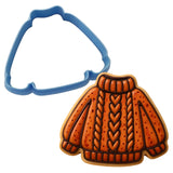 Fall Sweater Cookie Cutter | Stamp | Stencil - SHARP EDGES - FAST Shipping - Choose Your Own Size! #1 Cookie Cutter Lady 