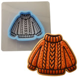 Fall Sweater Cookie Cutter | Stamp | Stencil - SHARP EDGES - FAST Shipping - Choose Your Own Size! #1 Cookie Cutter Lady 