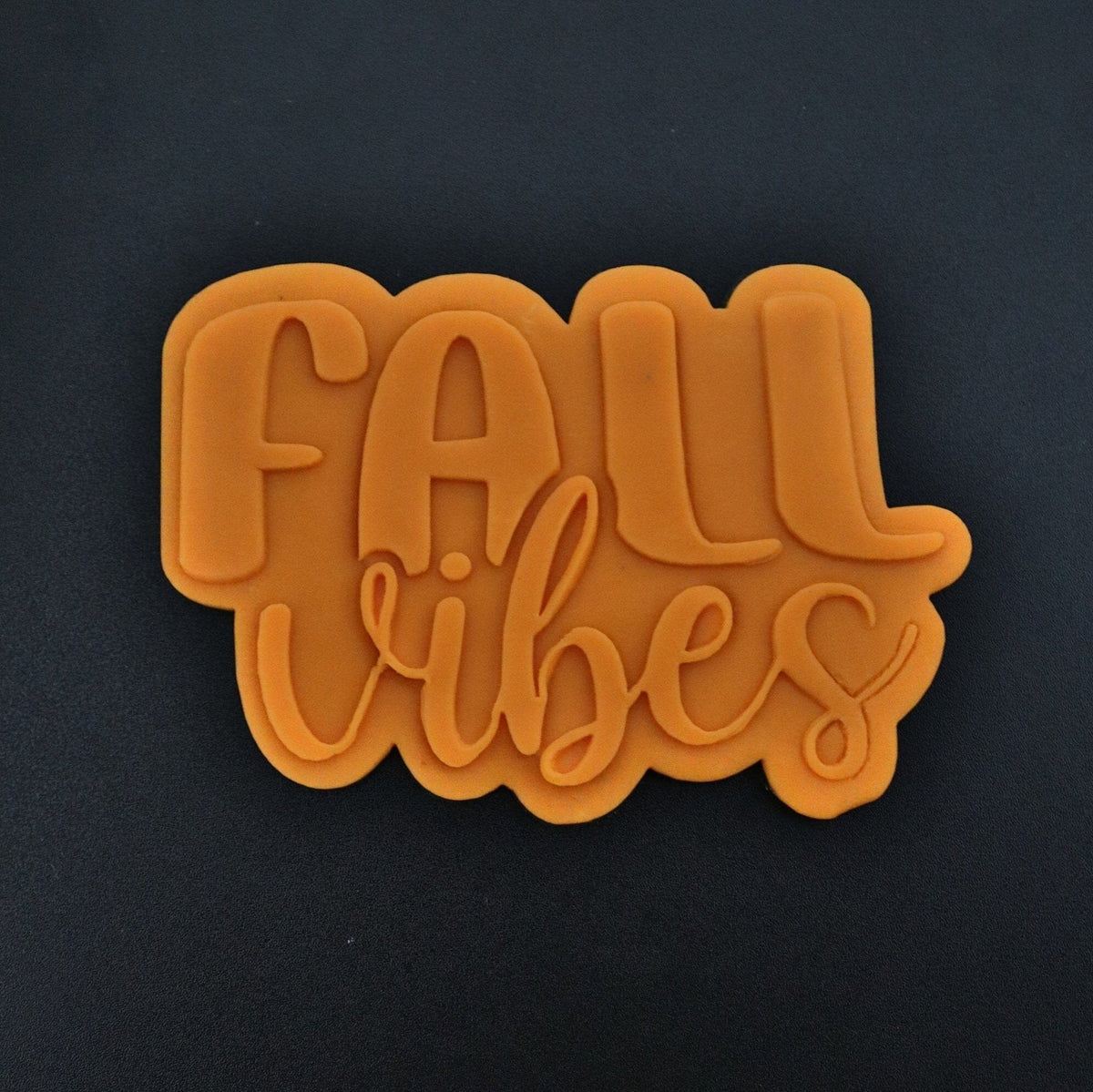 Fall Vibes Cookie Cutter | Stamp | Stencil #1 Halloween / Fall Cookie Cutter Lady 