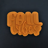 Fall Vibes Cookie Cutter | Stamp | Stencil #1 Halloween / Fall Cookie Cutter Lady 