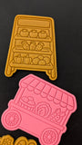 Farmers Market Stand Cookie Cutter | Stamp | Stencil | Debosser #2 Cookie Cutter Lady 