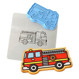 Firetruck Cookie Cutter | Stamp | Stencil #1 Comic Book / Vehicles Cookie Cutter Lady 