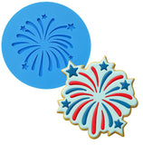 a cookie cutter with a patriotic design on it