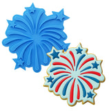 a cookie that is shaped like a star and a cookie that is shaped like a