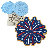 Firework Cookie Cutter | Stamp | Stencil #2 St Pats / July 4th Cookie Cutter Lady 