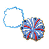 Firework Cookie Cutter | Stamp | Stencil #6 Cookie Cutters Cookie Cutter Lady MINI - 2 Inches (5cm) Cookie Cutter ONLY (Outline) 