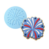 Firework Cookie Cutter | Stamp | Stencil #6 Cookie Cutters Cookie Cutter Lady MINI - 2 Inches (5cm) Debosser ONLY 