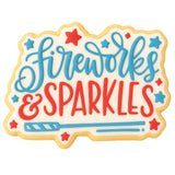 Fireworks and Sparkles Cookie Cutter | Stamp | Stencil #1