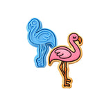 Flamingo Cookie Cutter | Stamp | Stencil #1 Animals & Dinosaurs Cookie Cutter Lady 