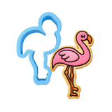 Flamingo Cookie Cutter | Stamp | Stencil #1 Animals & Dinosaurs Cookie Cutter Lady MINI - 2 Inches (5cm) Cookie Cutter ONLY (Outline) 