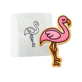 Flamingo Cookie Cutter | Stamp | Stencil #1 Animals & Dinosaurs Cookie Cutter Lady MINI - 2 Inches (5cm) Stencil ONLY 