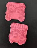 Flower Stand Cookie Cutter | Stamp | Stencil | Debosser #1 Cookie Cutter Lady 