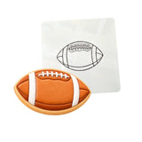 Football Cookie Cutter | Stamp | Stencil - SHARP EDGES - FAST Shipping - Choose Your Own Size! #2 Cookie Cutter Lady LITTLE - 3 Inches (7.62cm) Stencil ONLY 