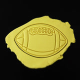 Football Cookie Cutter | Stamp | Stencil - SHARP EDGES - FAST Shipping - Choose Your Own Size! #2 Cookie Cutter Lady 