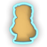 a cookie cutter shaped like a bear