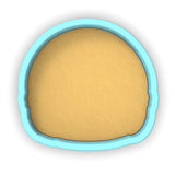 a cookie pan with a cookie crust in it