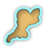 a cookie cutter shaped like a dog paw