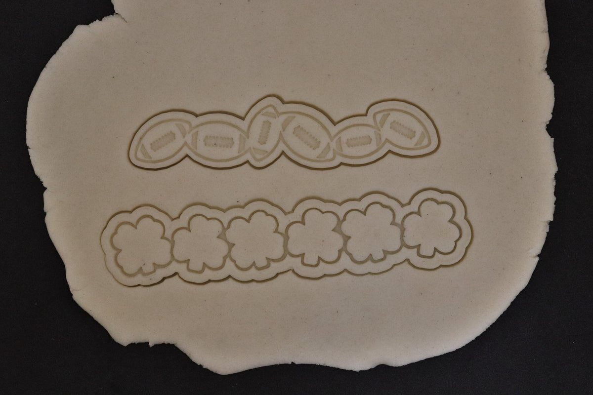 Footballs Fondant Cake Cutter Sports Cookie Cutter Lady 