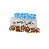 Footballs Fondant Cake Cutter Sports Cookie Cutter Lady 