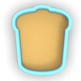 a close up of a slice of bread