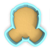 a cookie cutter shaped like a teddy bear