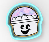 Ghost Candy Pail with Lid Cookie Cutter | Stamp | Stencil - SHARP EDGES - FAST Shipping - Choose Your Own Size! #1