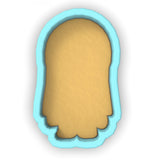 a paper cut out of a person&#39;s head