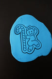 Gingerbread Candy Cane Stripper Cookie Cutter | Stamp | Stencil #1 Xmas / Winter / NYE Cookie Cutter Lady 