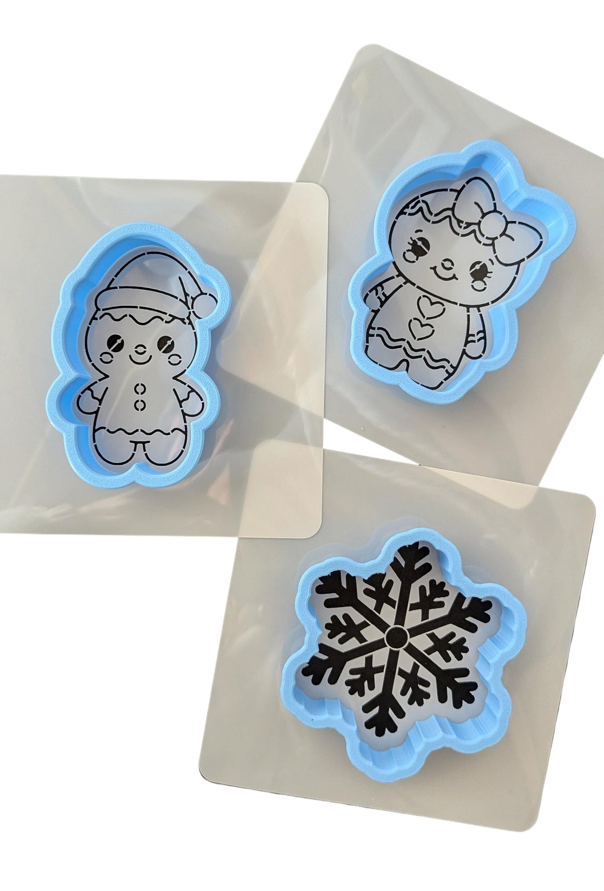 Gingerbread Cute Girl Bow Cookie Cutter | Stamp | Stencil - SHARP EDGES - FAST Shipping - Choose Your Own Size! #1 Cookie Cutter Lady 