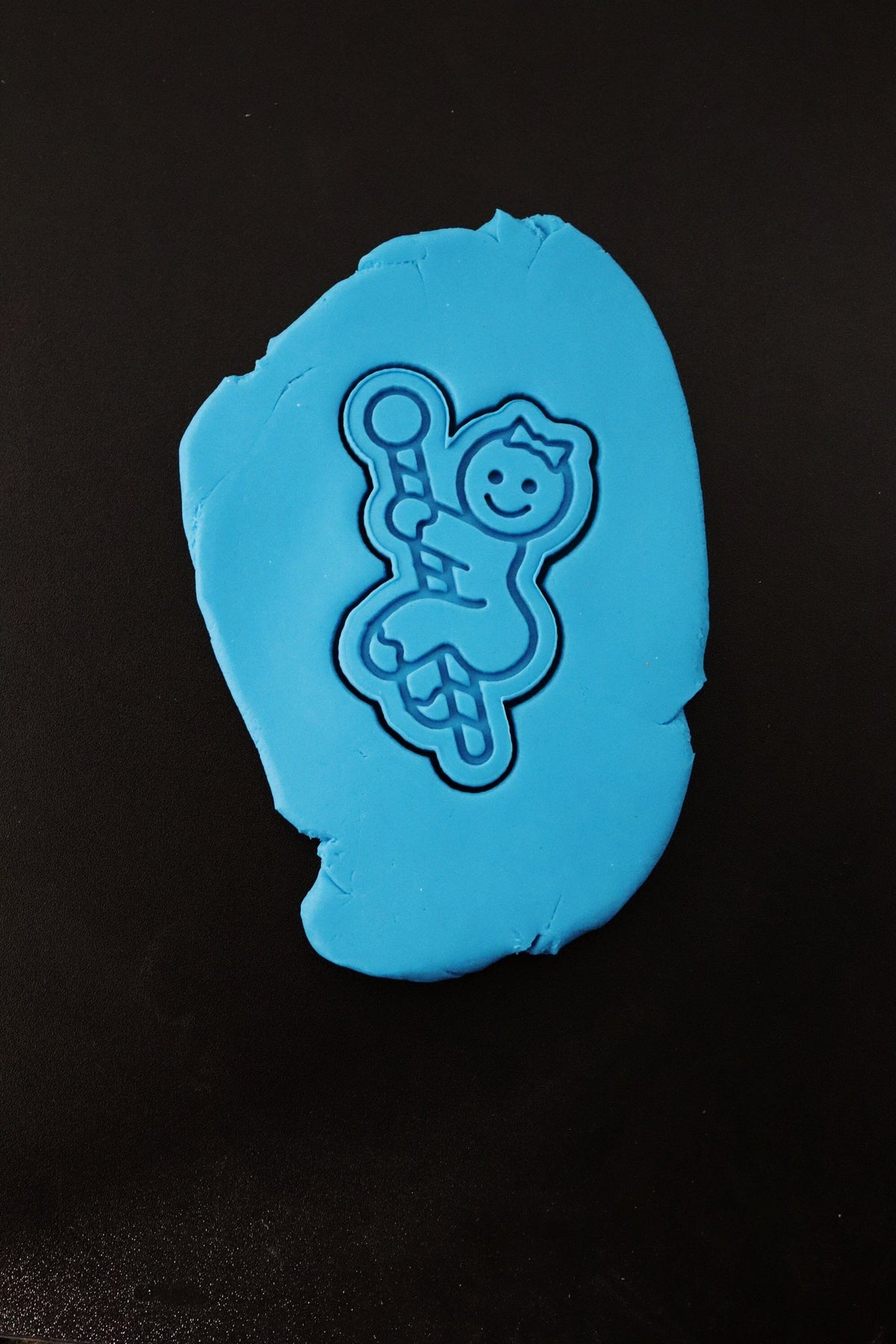 Gingerbread Stripper on Pole Cookie Cutter | Stamp | Stencil #1 Xmas / Winter / NYE Cookie Cutter Lady 