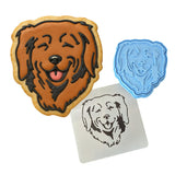 Golden Retriever Cookie Cutter | Stamp | Stencil #15 Animals & Dinosaurs Cookie Cutter Lady 