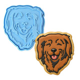 Golden Retriever Cookie Cutter | Stamp | Stencil #15 Animals & Dinosaurs Cookie Cutter Lady MINI - 2 Inches (5cm) **BUNDLE** Cutter + Stamp 