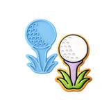Golf Tee 1 Cookie Cutter | Stamp | Stencil - SHARP EDGES - FAST Shipping - Choose Your Own Size! #1 Cookie Cutter Lady LITTLE - 3 Inches (7.62cm) Stamp ONLY 