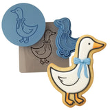 Goose 1 Cookie Cutter | Stamp | Stencil - SHARP EDGES - FAST Shipping - Choose Your Own Size! #1 Cookie Cutter Lady 