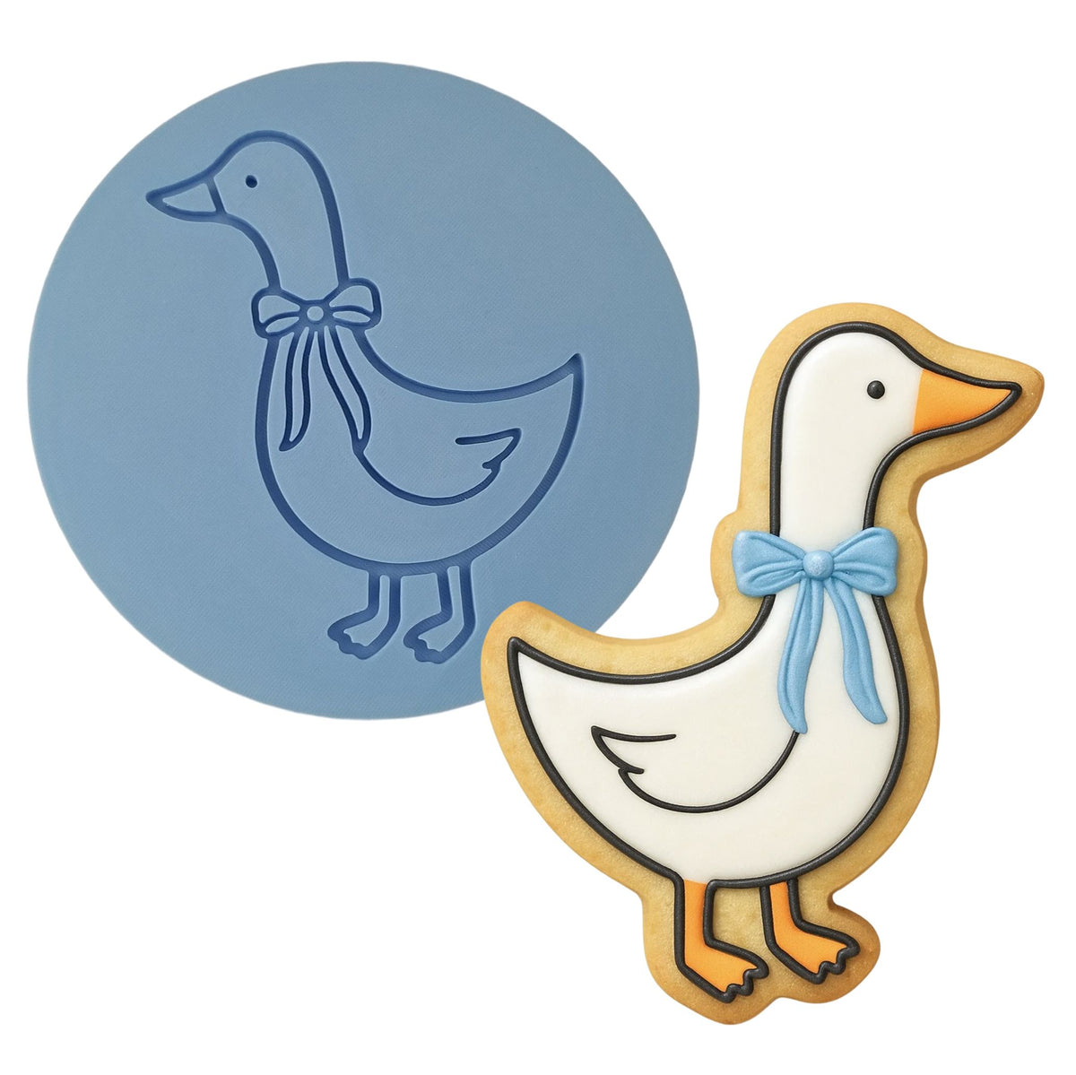 Goose 1 Cookie Cutter | Stamp | Stencil - SHARP EDGES - FAST Shipping - Choose Your Own Size! #1 Cookie Cutter Lady 