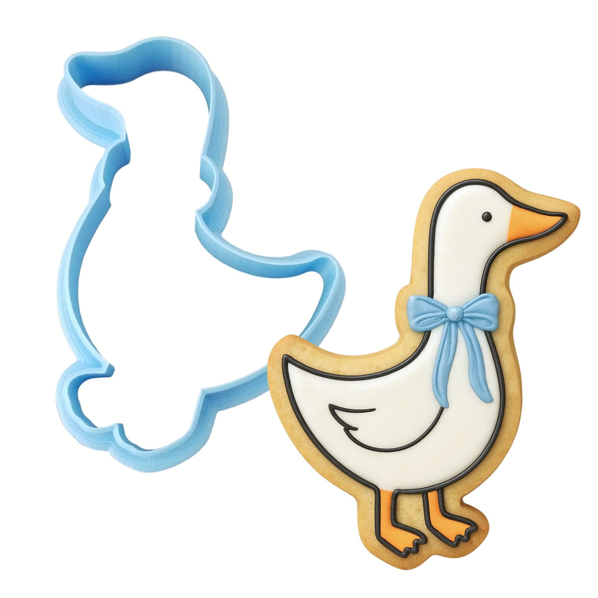 Goose 1 Cookie Cutter | Stamp | Stencil - SHARP EDGES - FAST Shipping - Choose Your Own Size! #1 Cookie Cutter Lady 