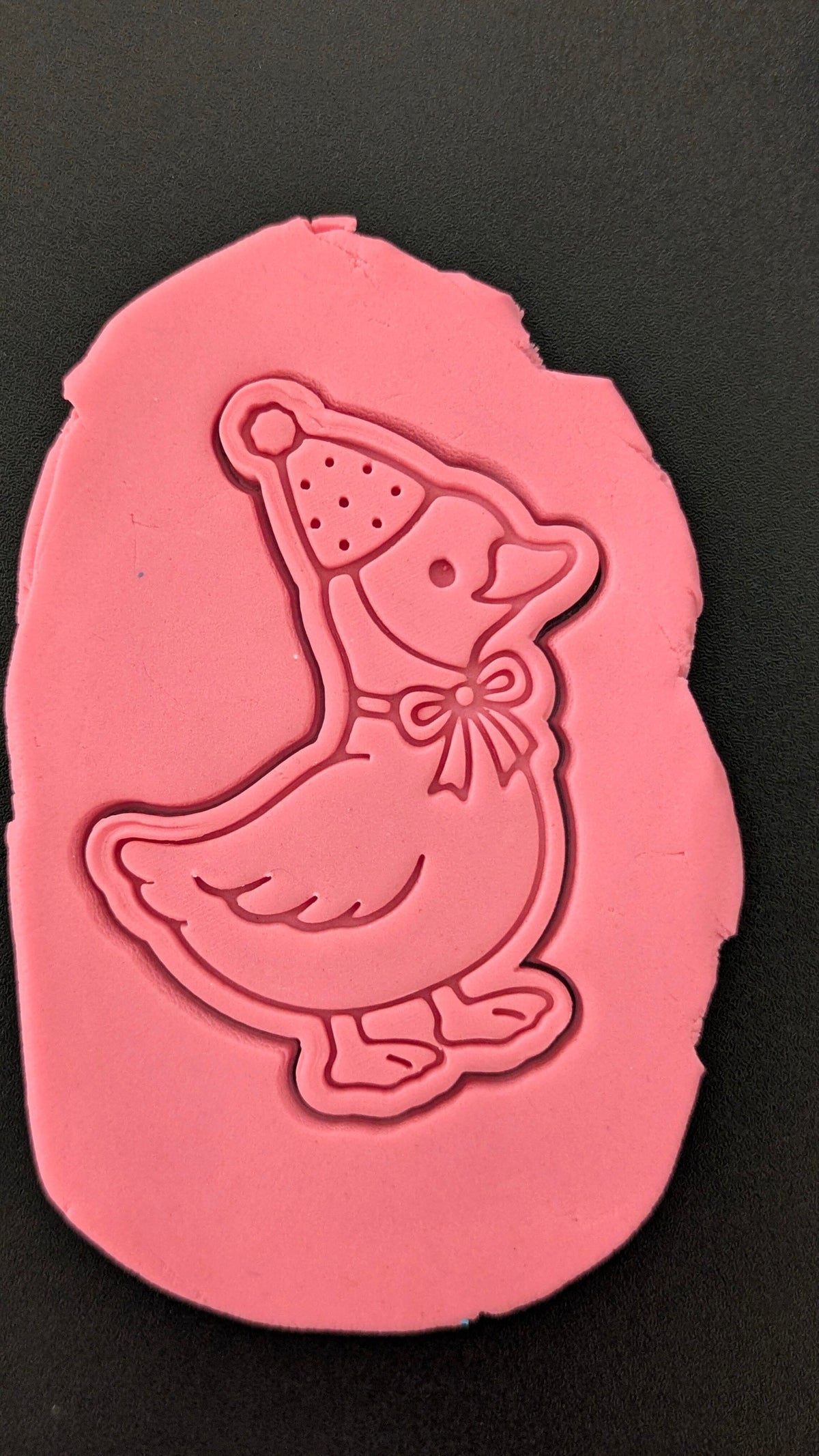 Goose Birthday Cookie Cutter | Stamp | Stencil | Debosser #1 Cookie Cutter Lady 
